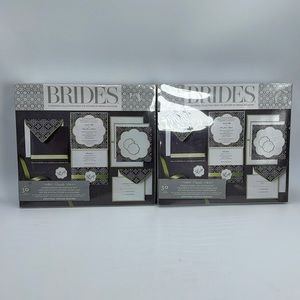 2 Boxes Brides Embellished Invitation Kit
